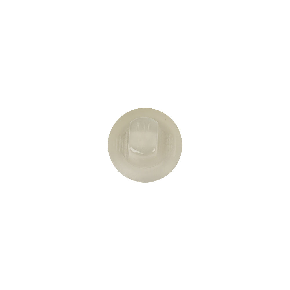 Milky Cloud Dancer Dome Shaped Plastic Shank Back Button - 16L/10mm