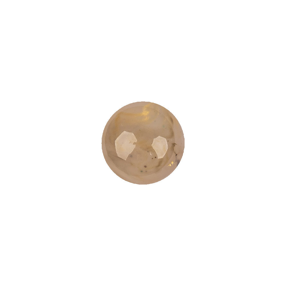 Dune Quartz Abstract Swirl Glass and Metal Shank Back Button - 18L/11.5mm