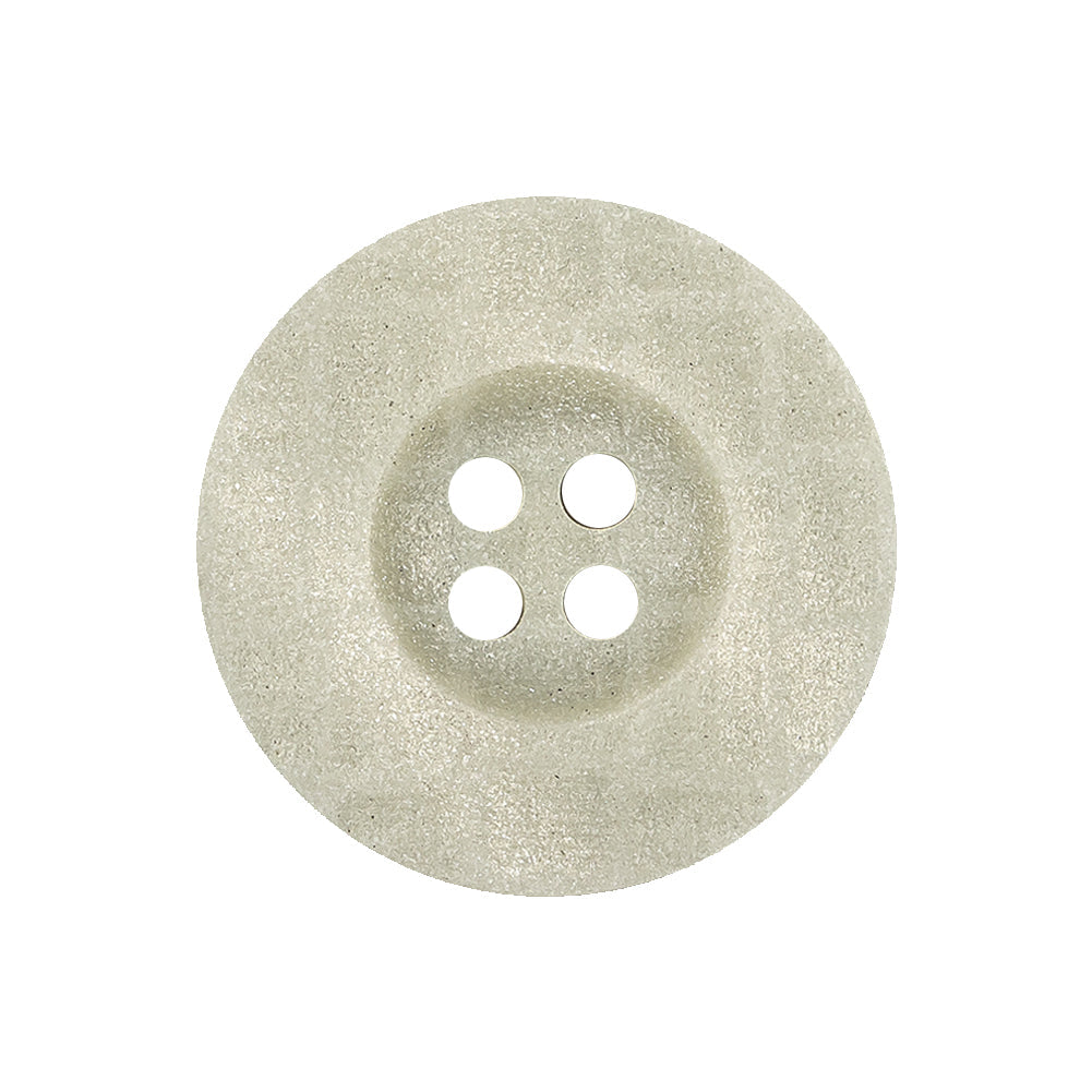 Pale Silver Shimmer 4-Hole Plastic Inkwell Button - 40L/25.5mm