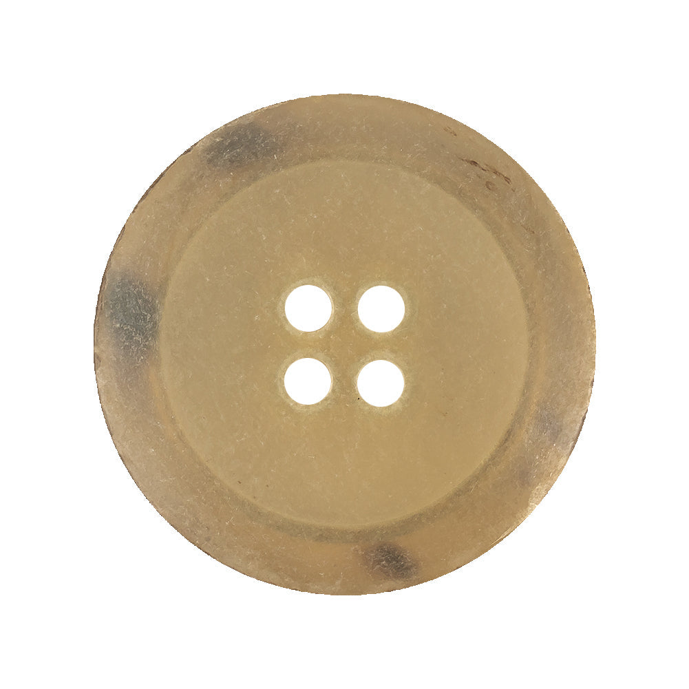 Desert Dirt and Brown Abstract 4-Hole Shallow Plate Plastic Button - 44L/28mm
