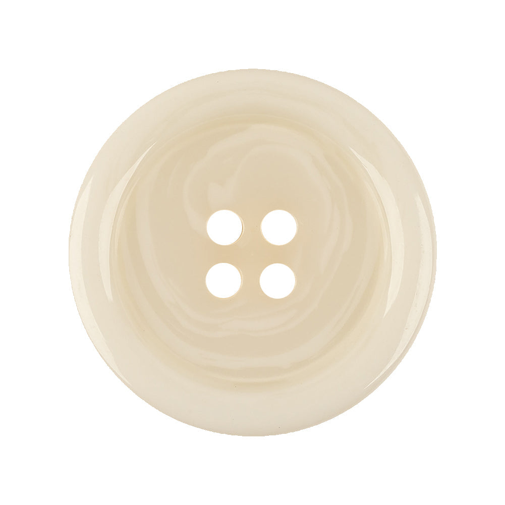 Italian Natural Swirls Tire Rimmed 4-Hole Plastic Button - 44L/28mm