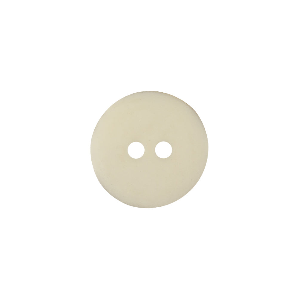 Translucent, White and Yellow Swirls 2-Hole Plastic Saucer Button - 24L/15mm
