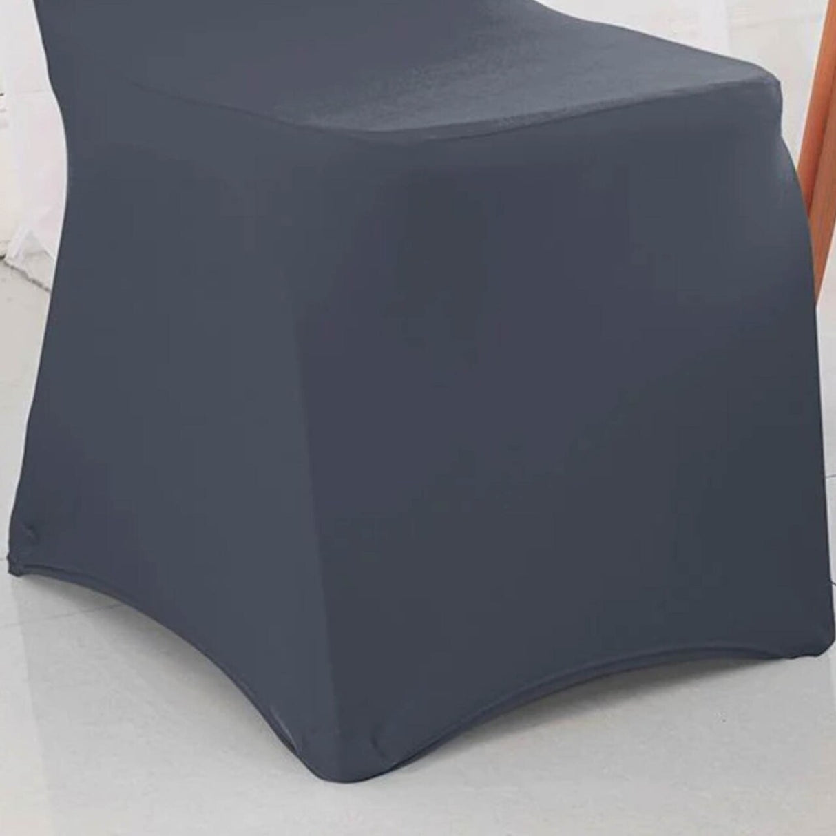 1 Piece Spandex Banquet Chair Cover Pewter or Charcoal Stretch Wrinkle Free Event Decor