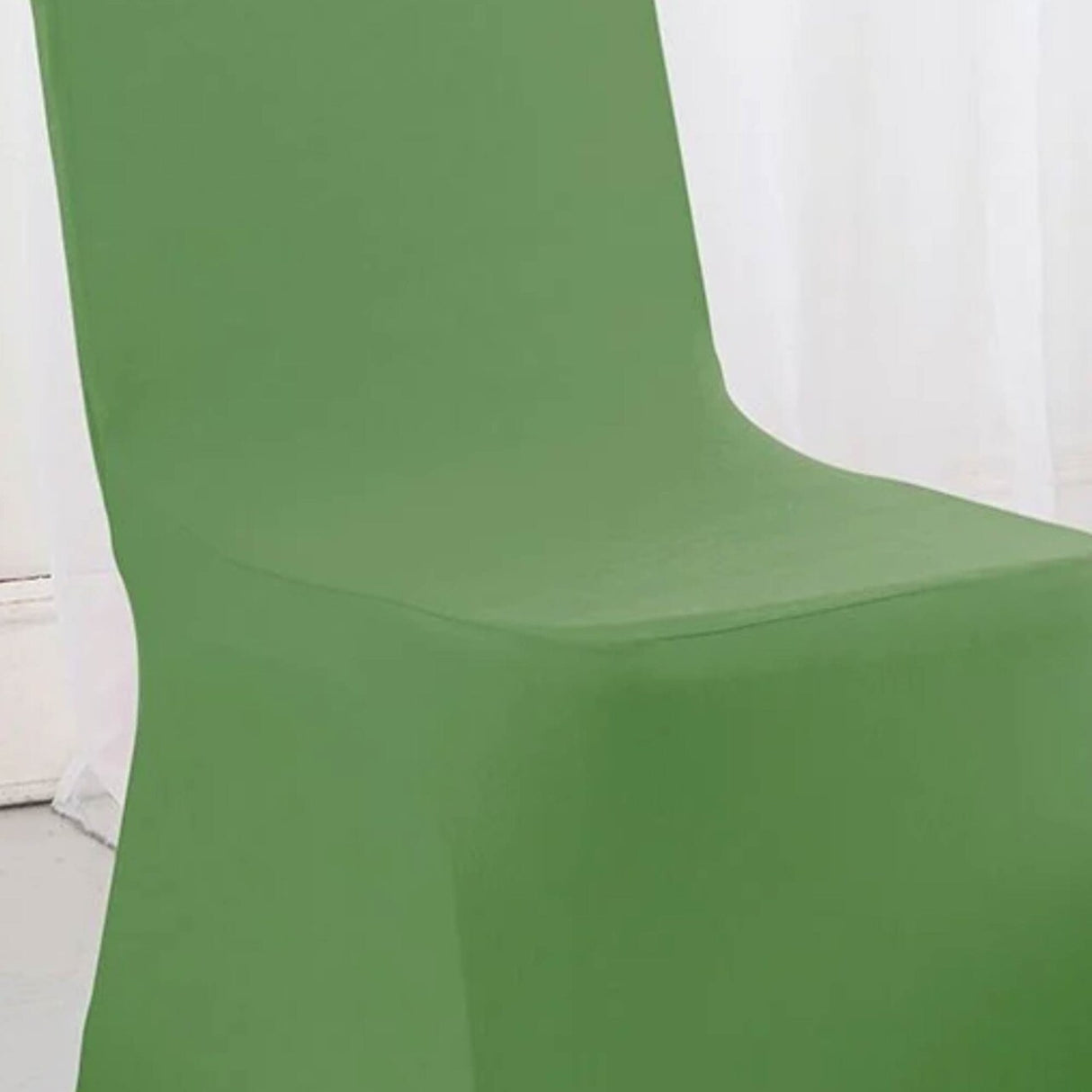 1 Piece Spandex Banquet Chair Cover Clover Green Stretch Wrinkle Resistant Event Decoration.