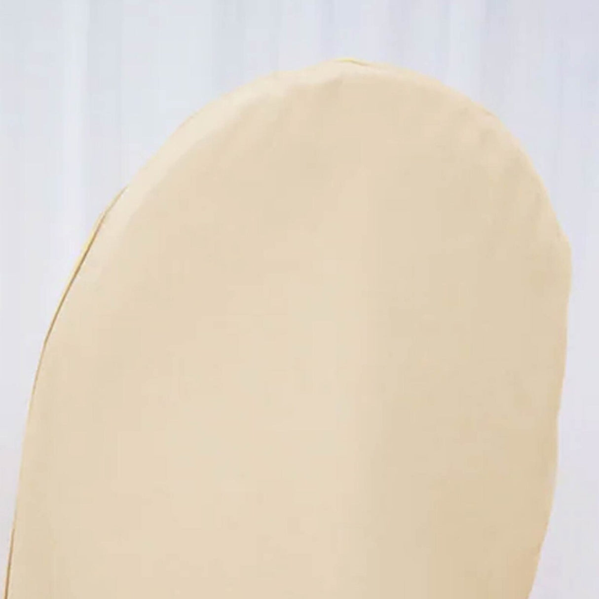 1 Piece Champagne Banquet Chair Cover Durable Polyester Event Slipcover