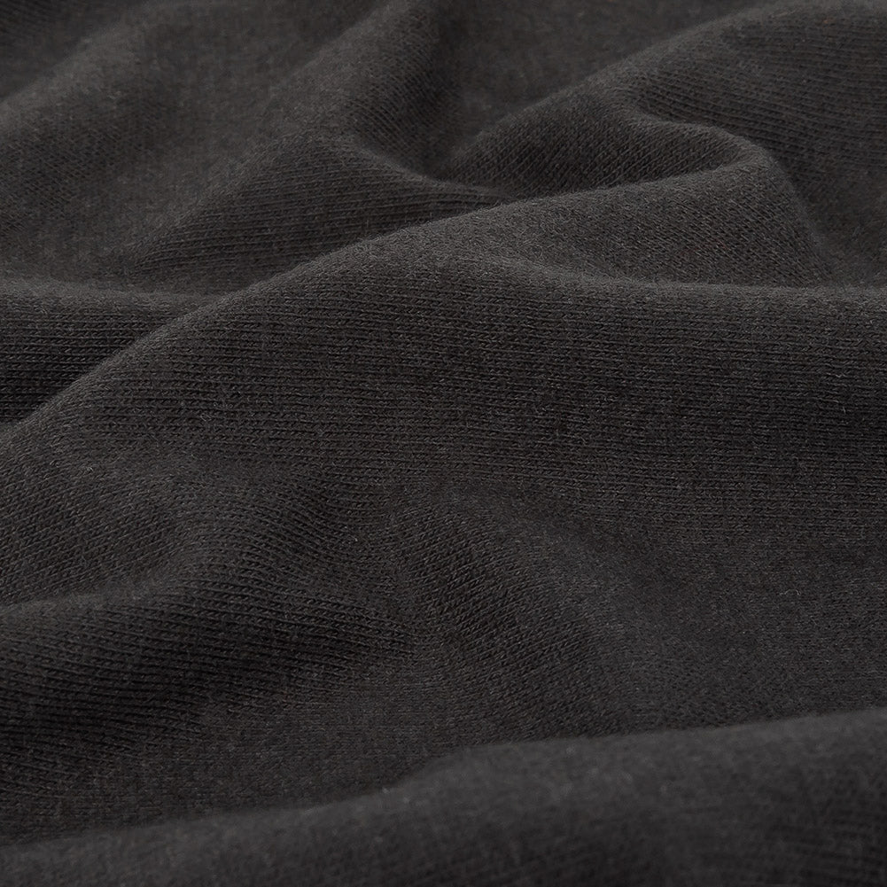 Black Tubular Cotton Jersey