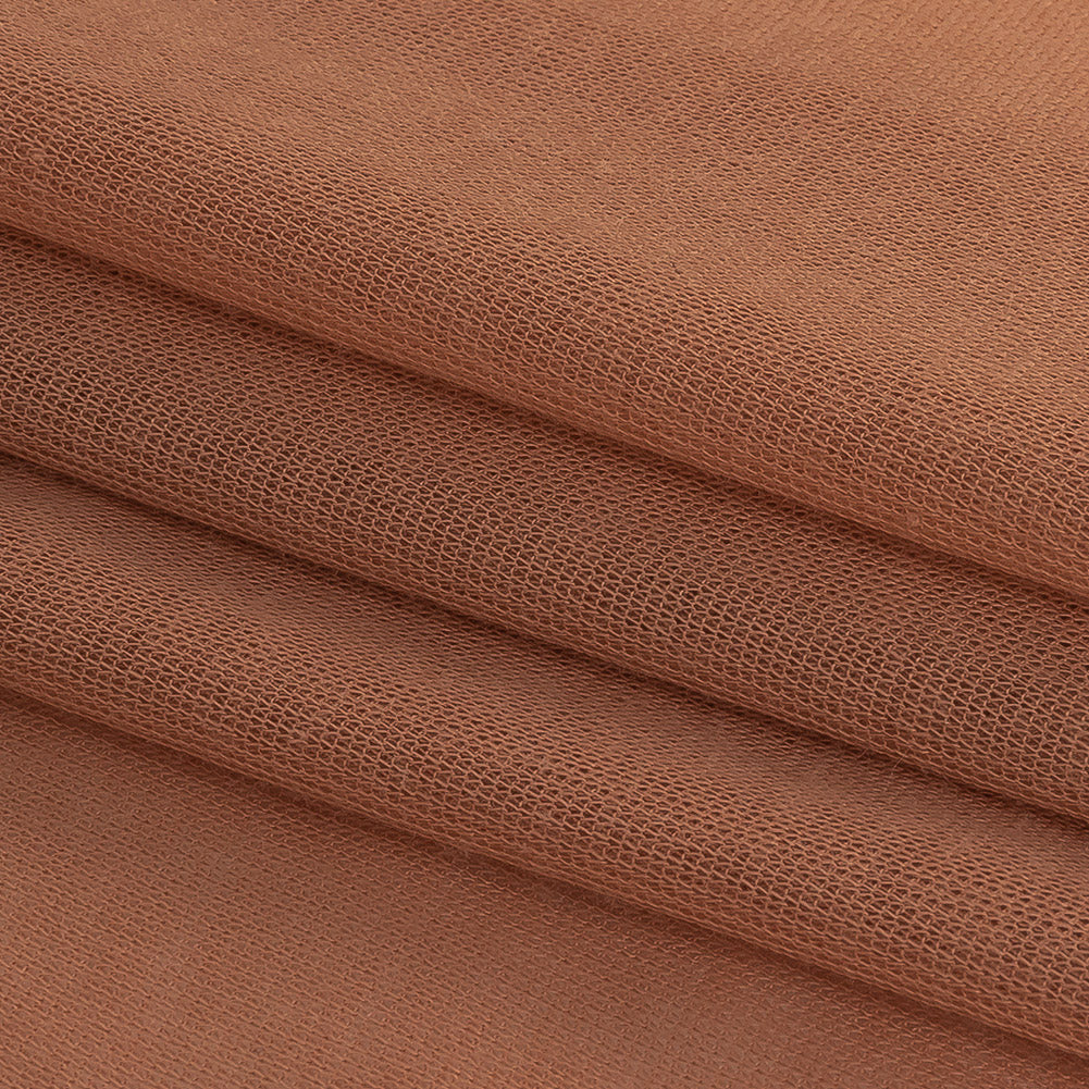 Italian Sandstone Lightweight Cotton Rib Knit