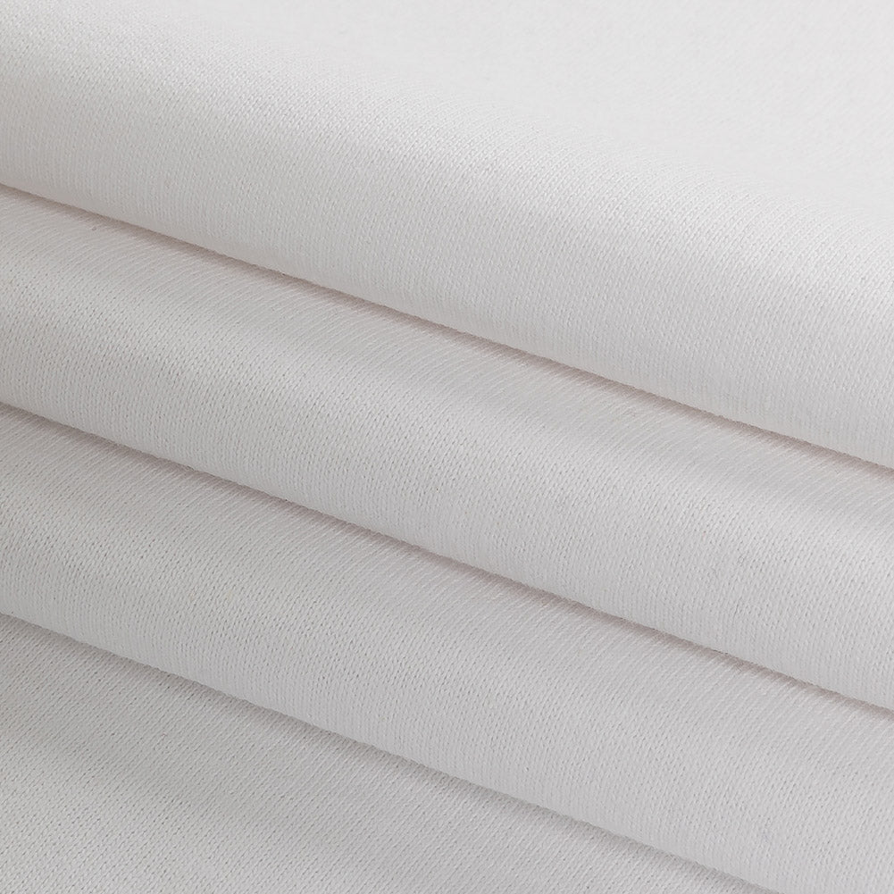 White Tubular Cotton Jersey