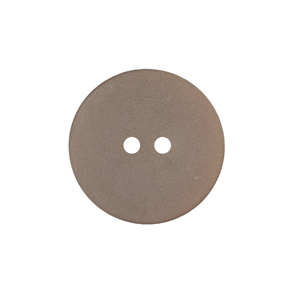 Opal Gray Matte Low Convex 2-Hole Plastic Button - 36L/23mm