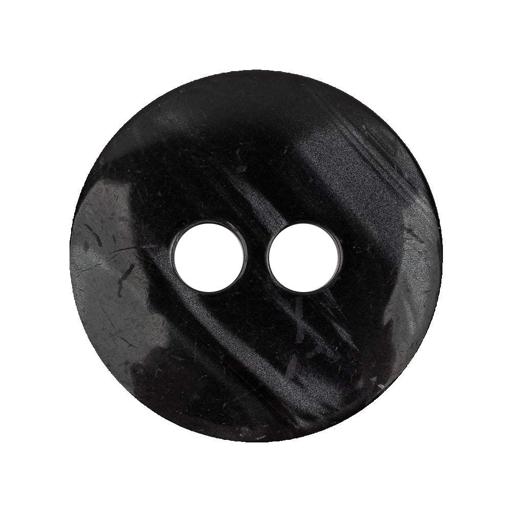 Italian Thunder Storm Gray Tiny Mound 2-Hole Plastic Blazer Button - 44L/28mm