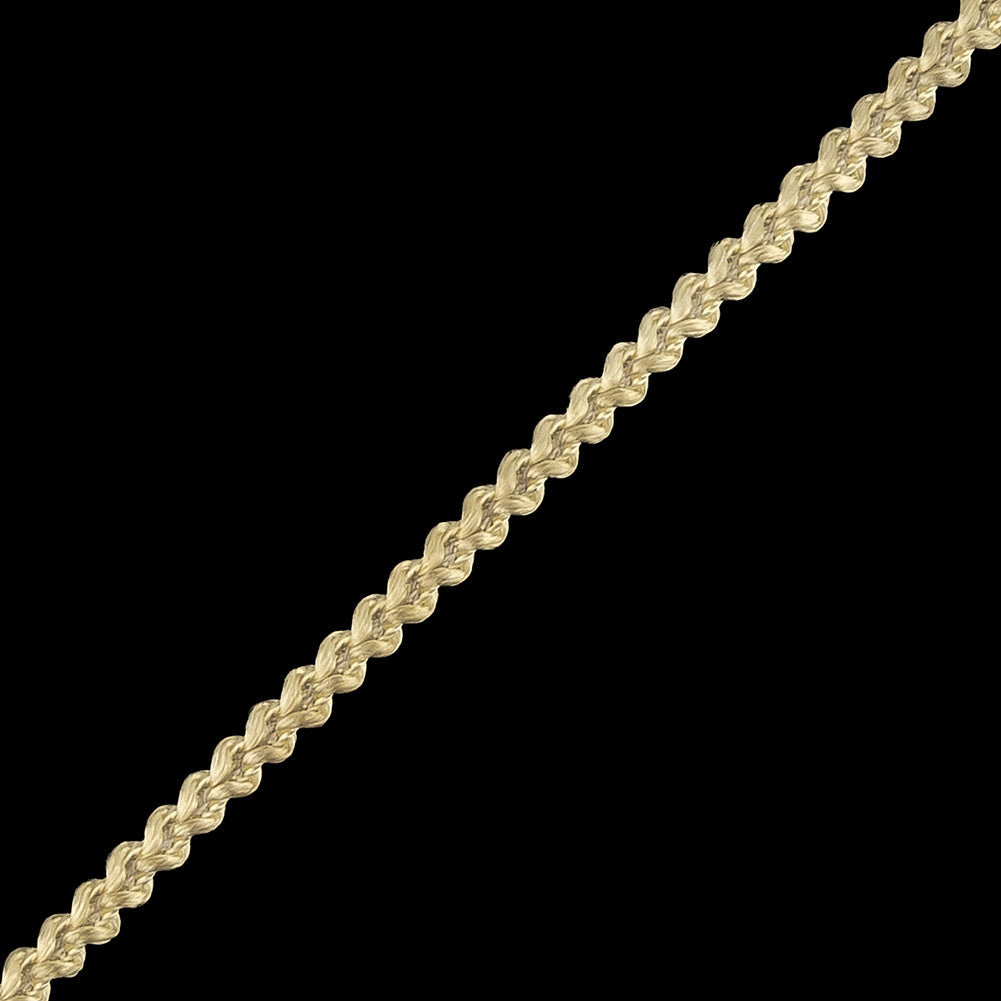 Cream Cotton Blend Braided Trim - 0.1875"