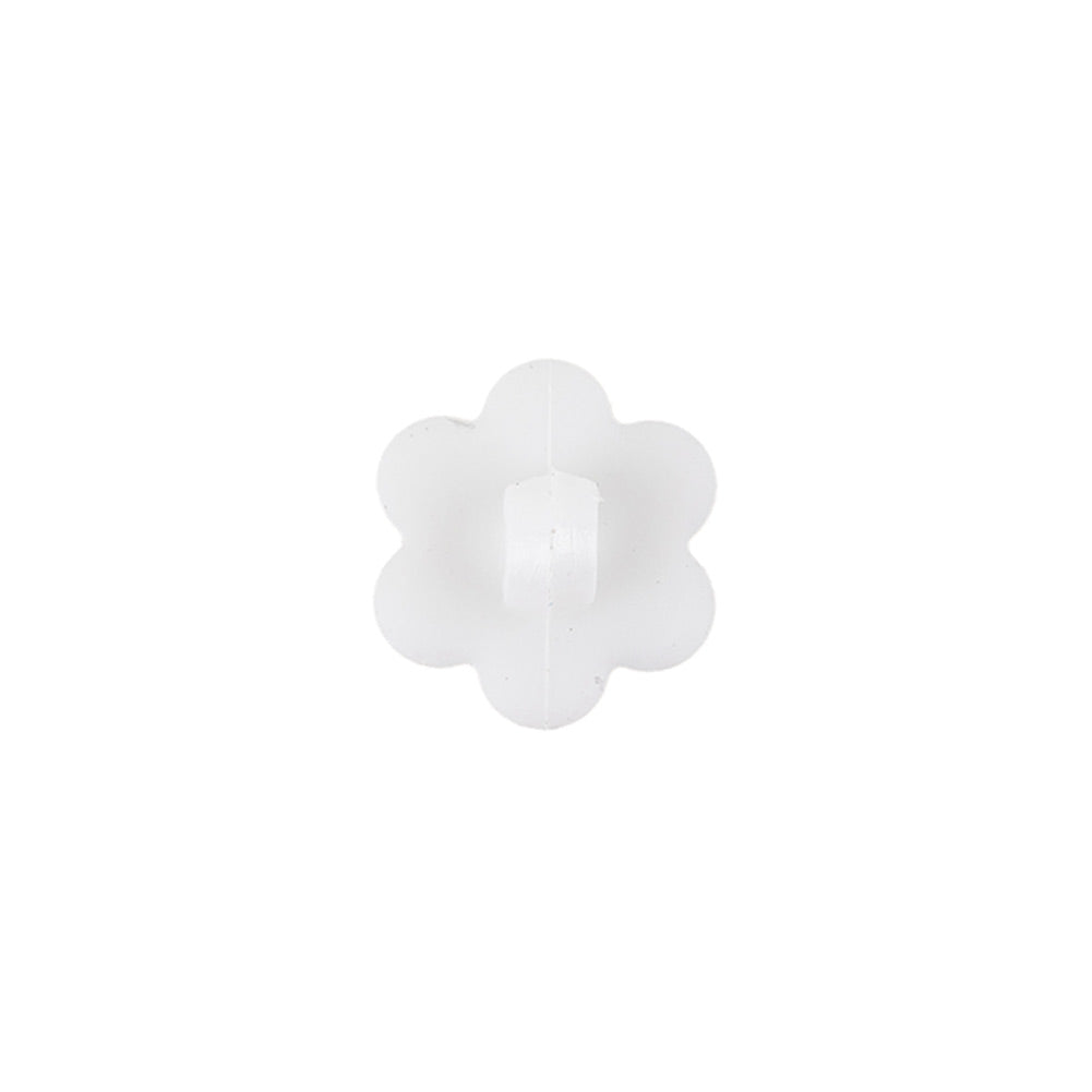 Italian Pearl Icing Flower Shank Back Nylon Button - 20L/12.5mm