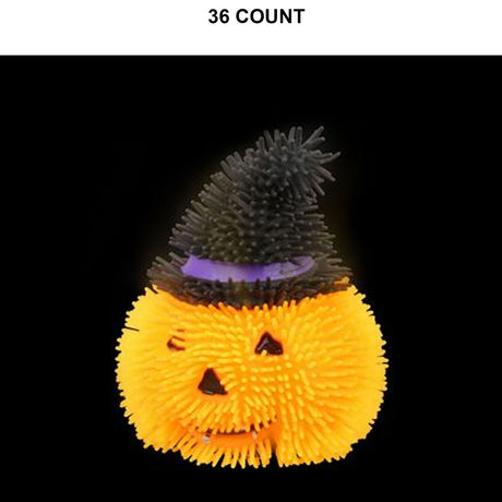 Light Up Pumpkin with Hat Puffer