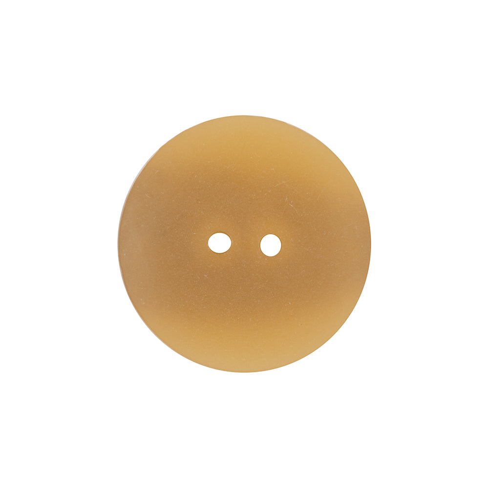 Italian Translucent Harvest Gold 2-Hole Plastic Jacket Button - 36L/23mm