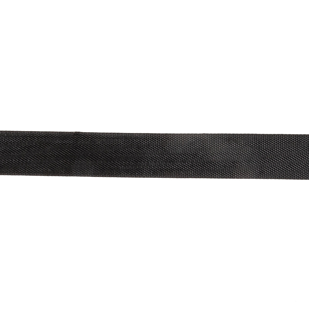 Black Bean Woven Edge Rayon Seam Binding - 0.5"