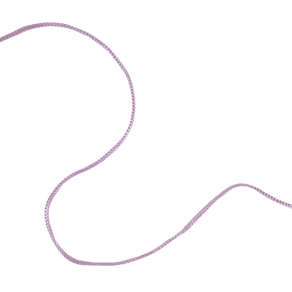 Violet Tulle Luminous Braided Rayon Cord - 0.125"