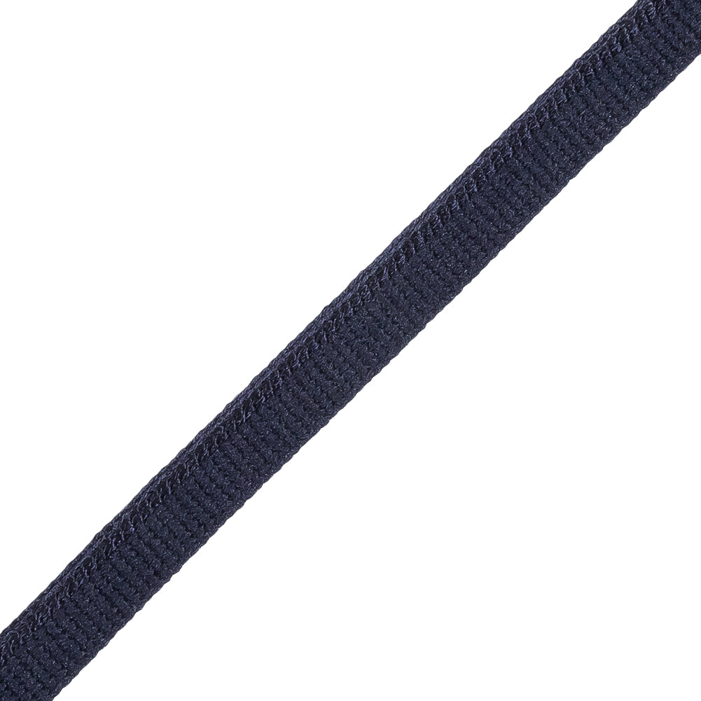Evening Blue Braided Cord with Lip - 0.375"