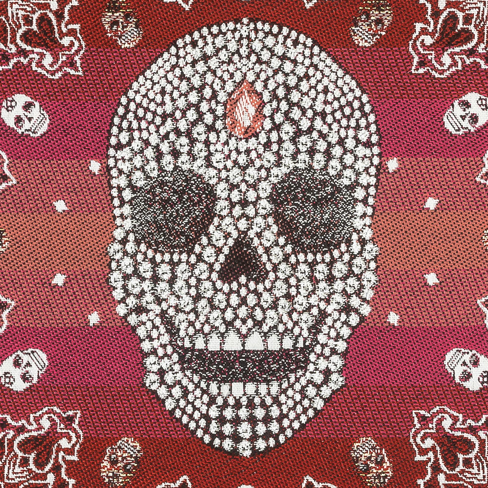 French Rouge Multi Diamonds and Bandanas Oversized Square Patch - 18.875"