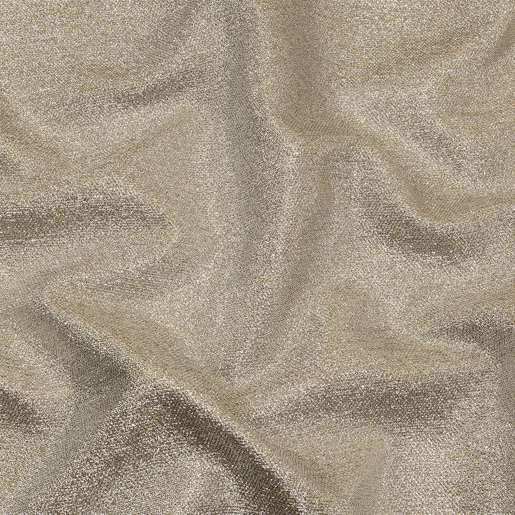 Geode Metallic Silver Crackle Luxury Brocade