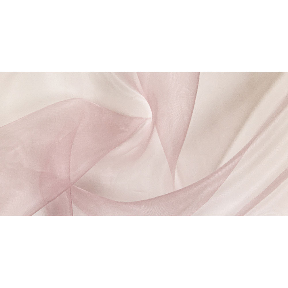 Stiff Mesh-Like Polyester Organza - Powder Pink - Iris Collection