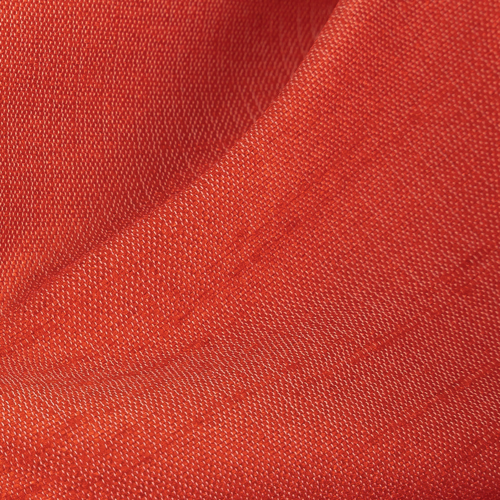 Polyester Shantung - Hot Coral - Eirian Collection