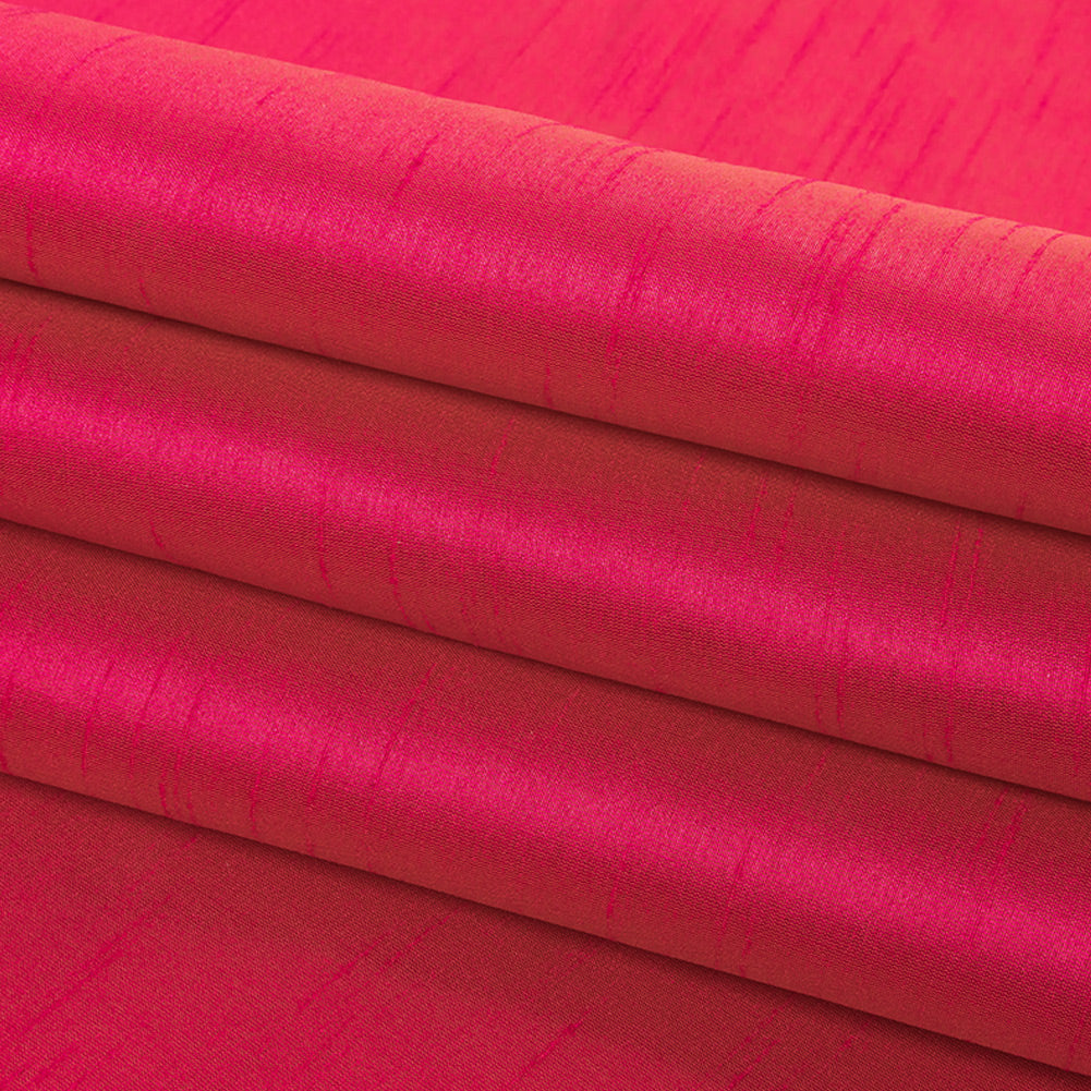 Polyester Shantung - Magenta - Eirian Collection