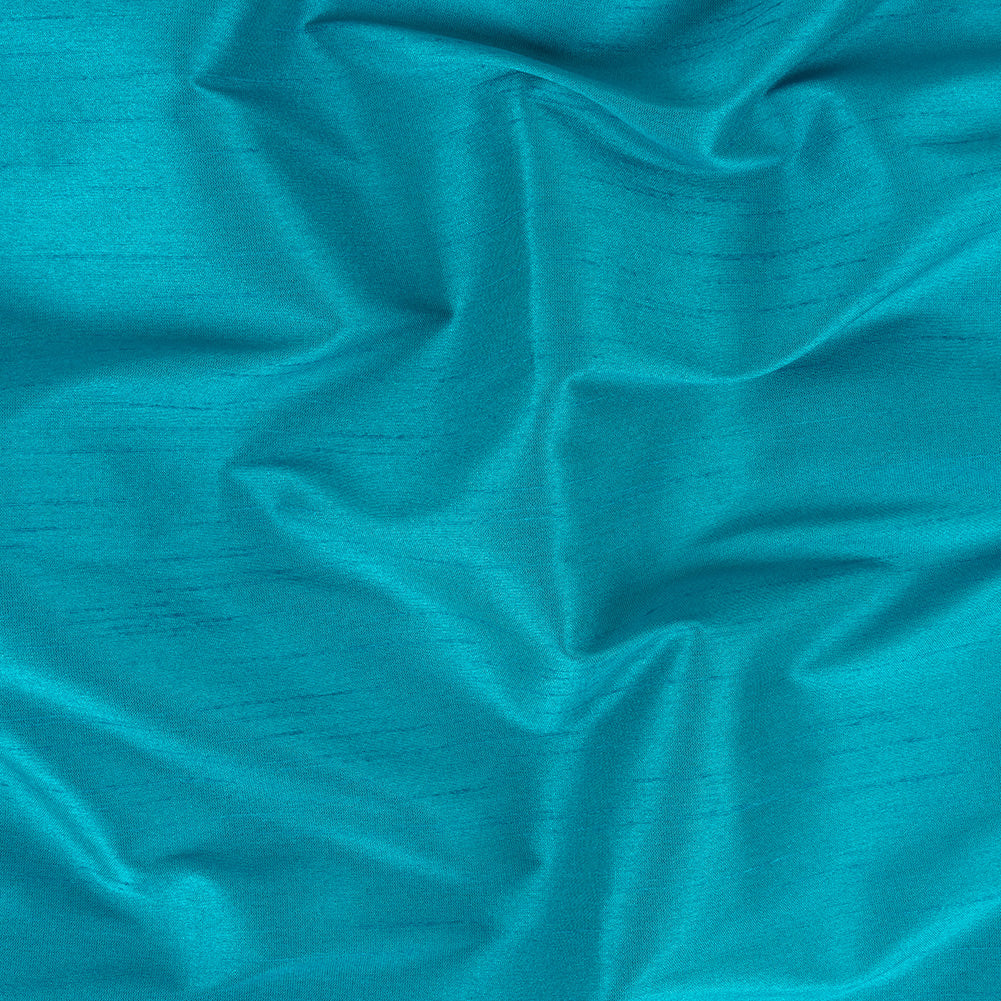 Polyester Shantung - Teal Blue - Eirian Collection