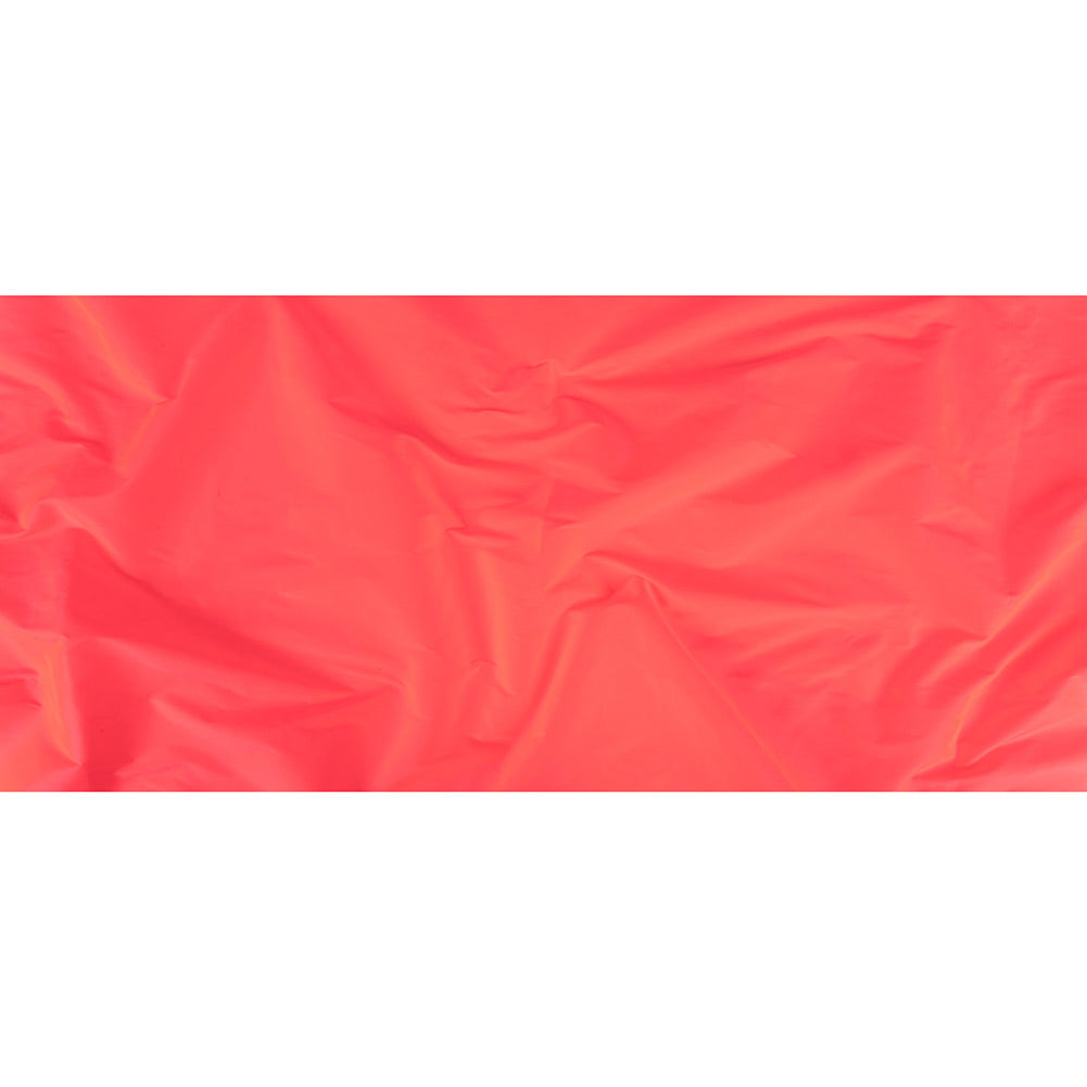 Polyester Taffeta - Plain Dyed Neon Coral - Bellamy Collection