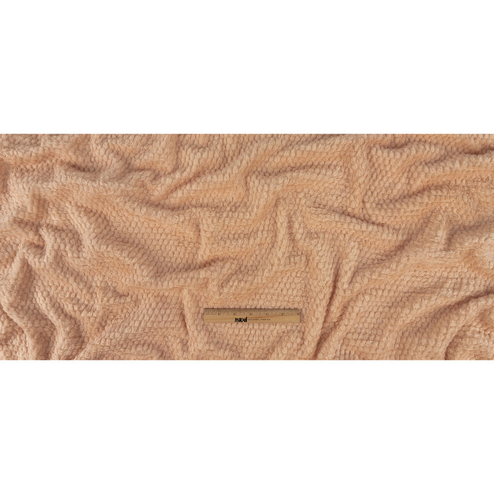 Frappe Plush Polyester Bubble Fleece