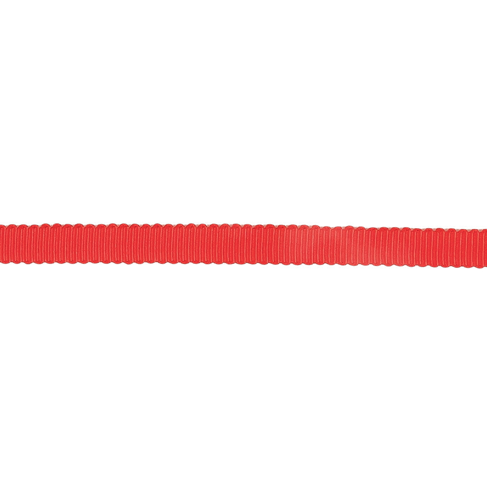 Aura Orange Petersham Grosgrain Ribbon - 0.25"