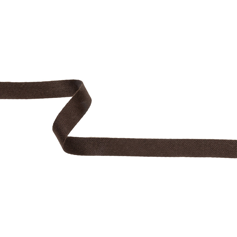 Chocolate Twill Tape - 0.625"