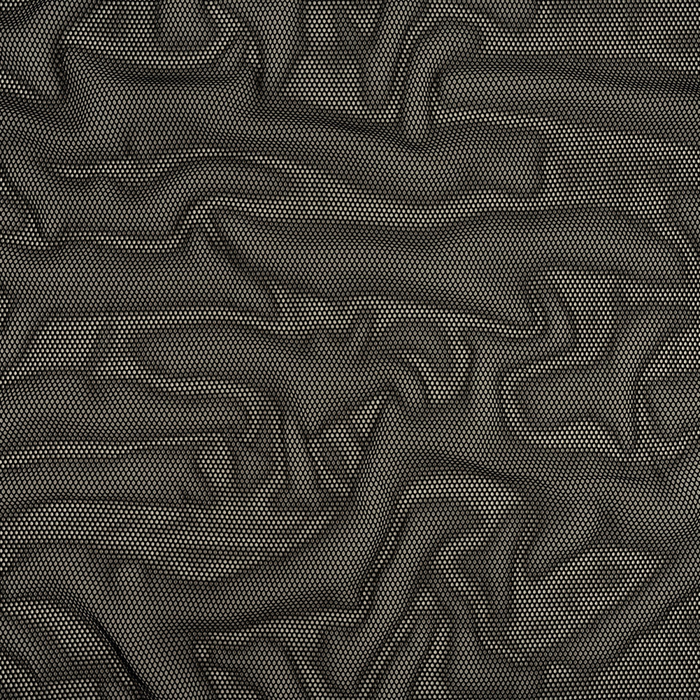 Black Polyester Stretch Fish Net