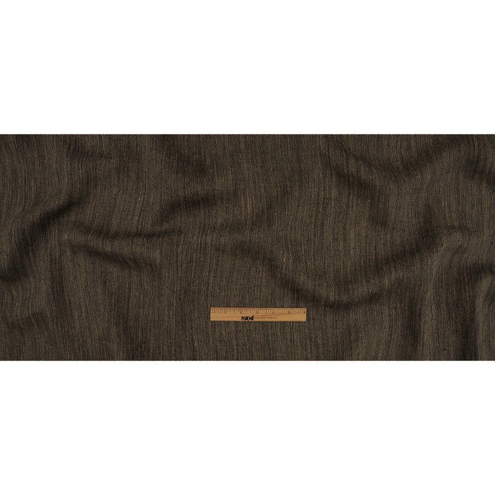 Beige and Navy Linen and Rayon Tweed