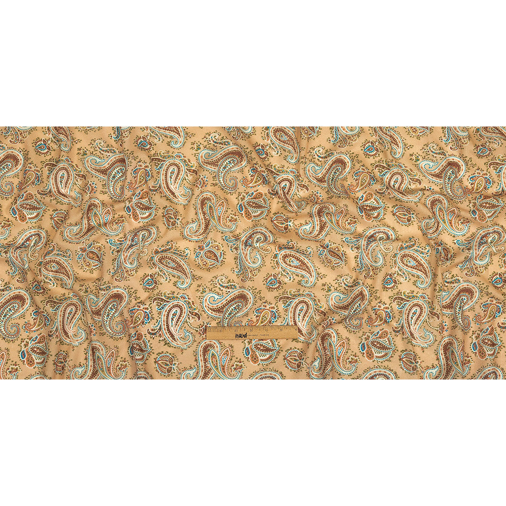 Mood Exclusive Toasted Almond Peacock Revolution Cotton Gauze