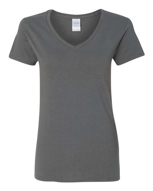 Gildan® Women’s Heavy Cotton V-Neck Short Sleeve T-Shirt
