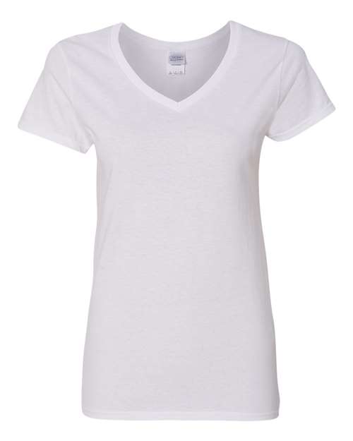 Gildan® Women’s Heavy Cotton V-Neck Short Sleeve T-Shirt