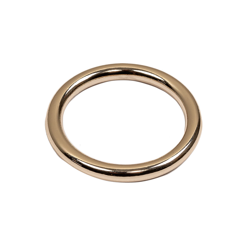 Gold Solid Metal O Ring - 1"