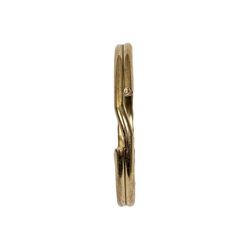 Gold Metal Split Keychain Ring - 1.0625"