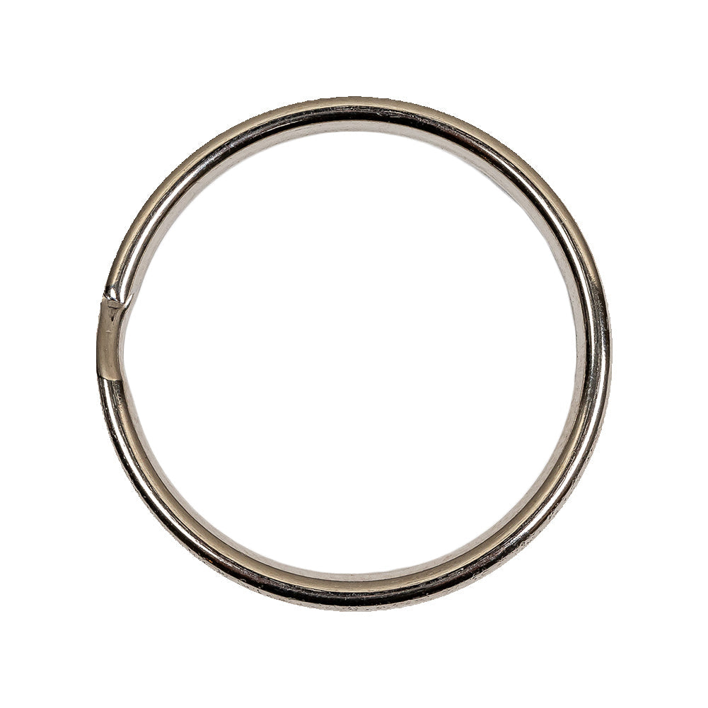 Nickel Metal Split Keychain Ring - 1.125"