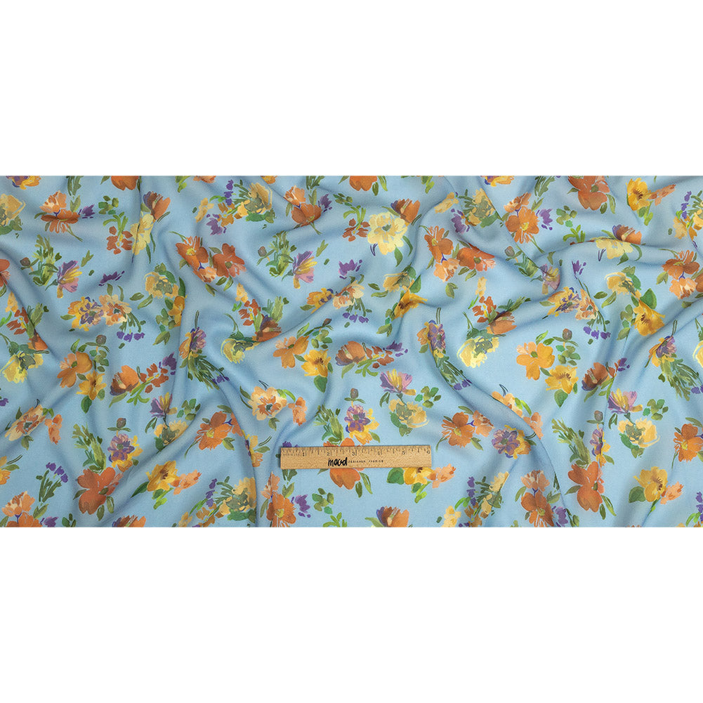 Mood Exclusive Blue Artist's Allure Viscose Georgette