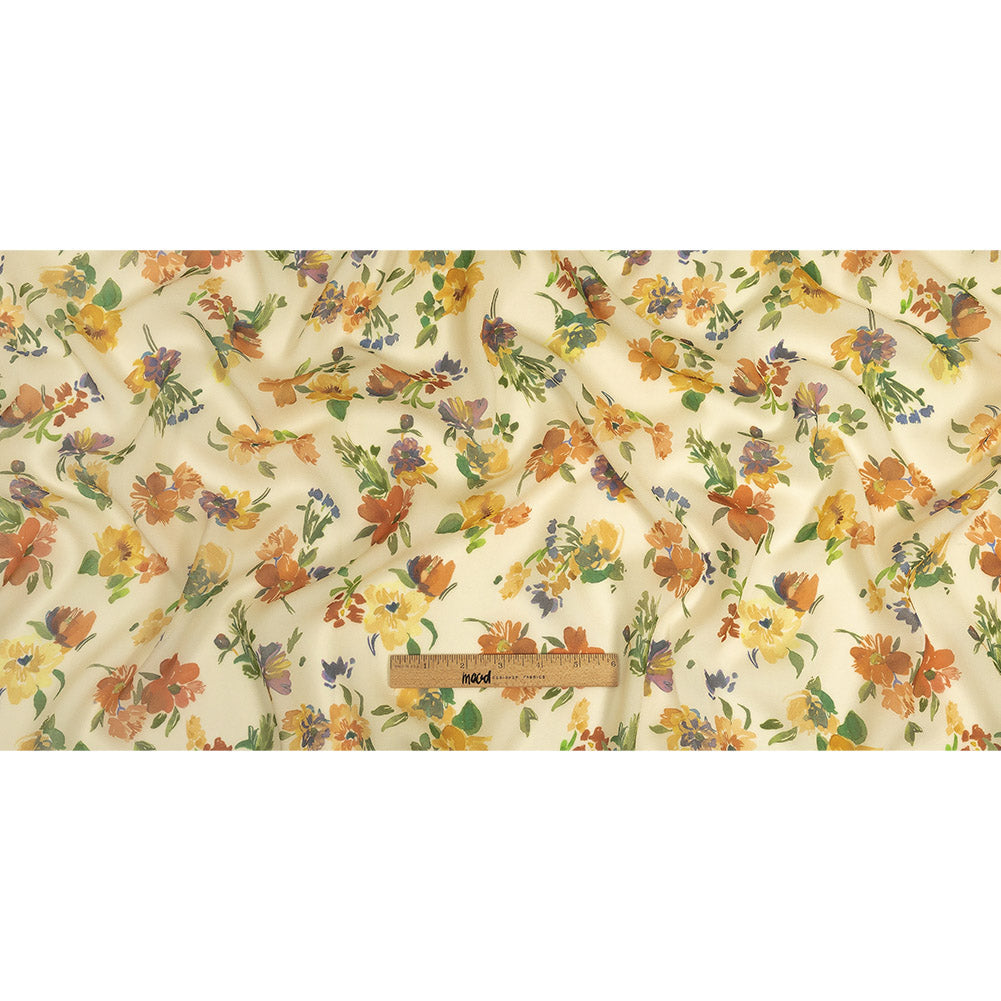 Mood Exclusive Beige Artist's Allure Viscose Georgette