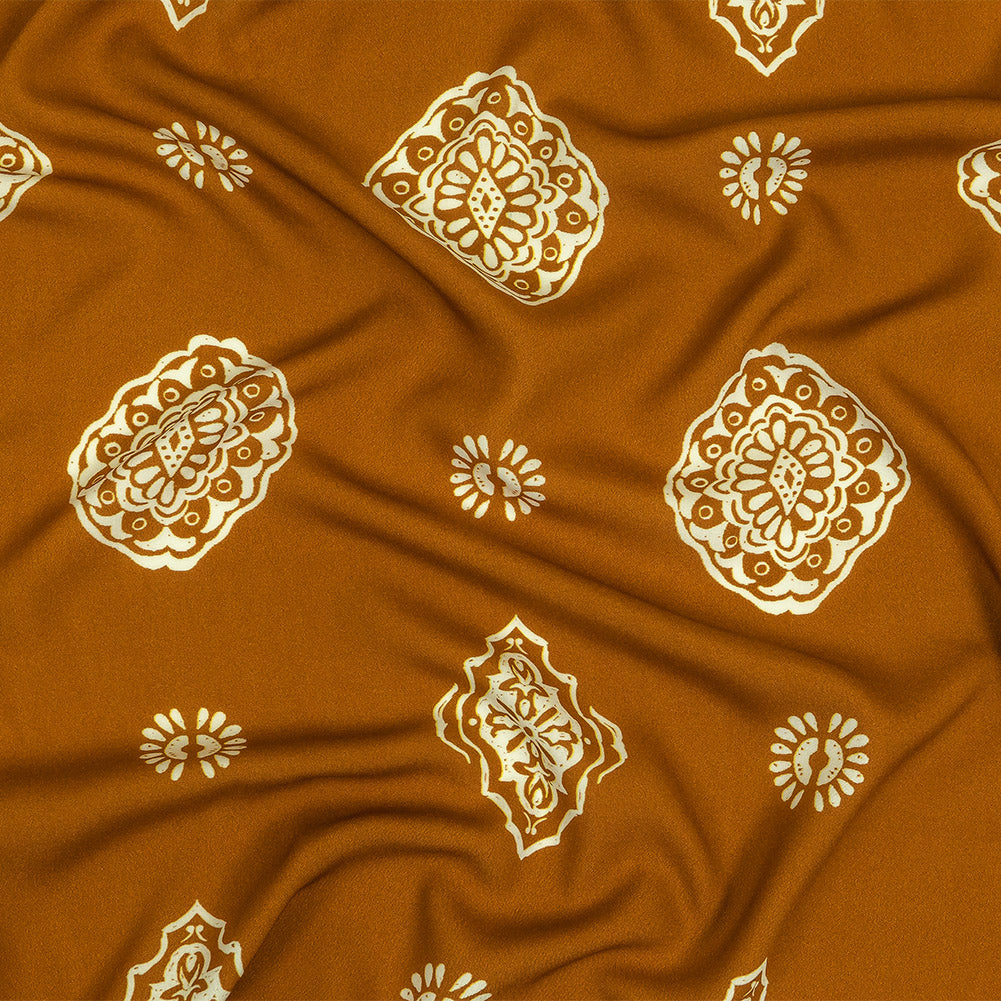 Mood Exclusive Caramel Watchful Gaze Viscose Woven