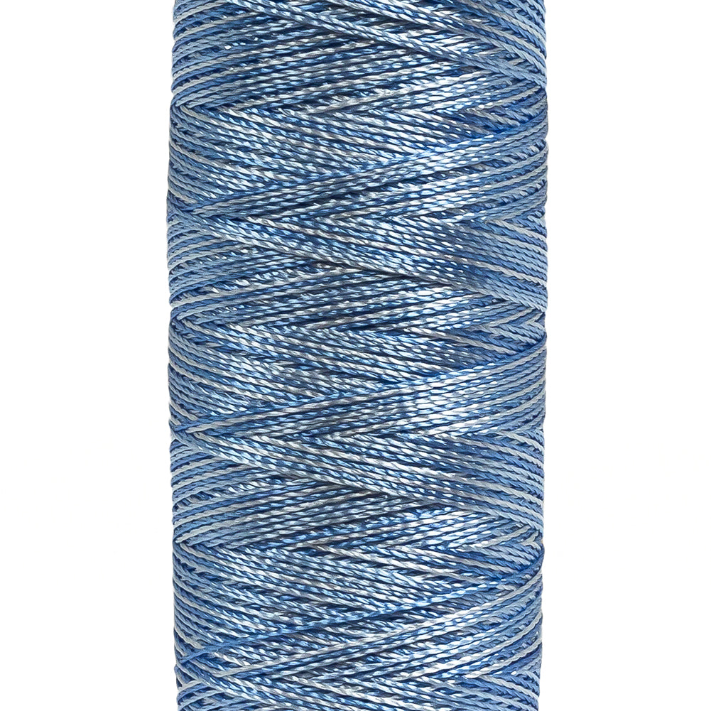 Gutermann Machine Embroidery Thread 200m - 9982 Varigated Blue