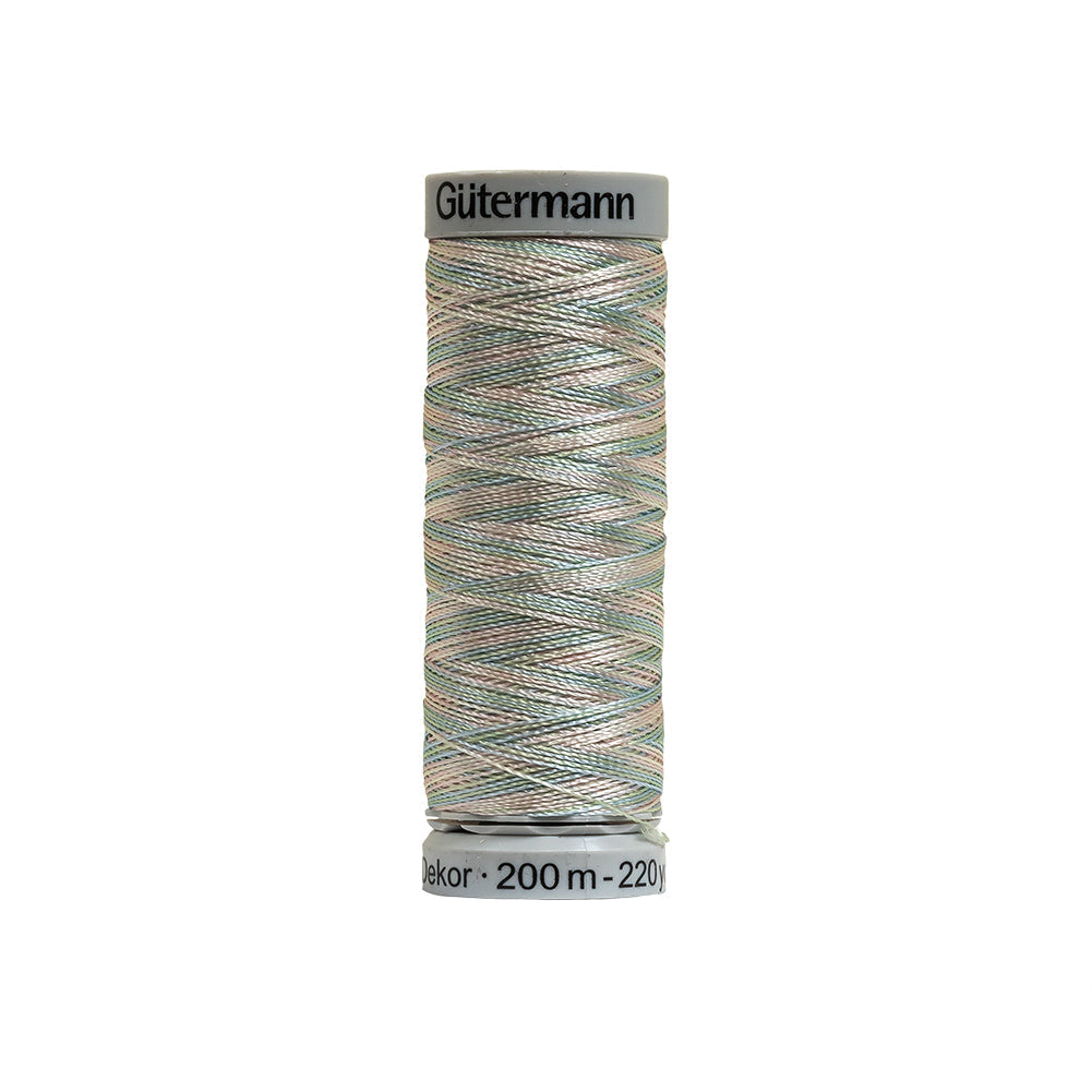 Gutermann Machine Embroidery Thread 200m - 9996 Varigated Pastels