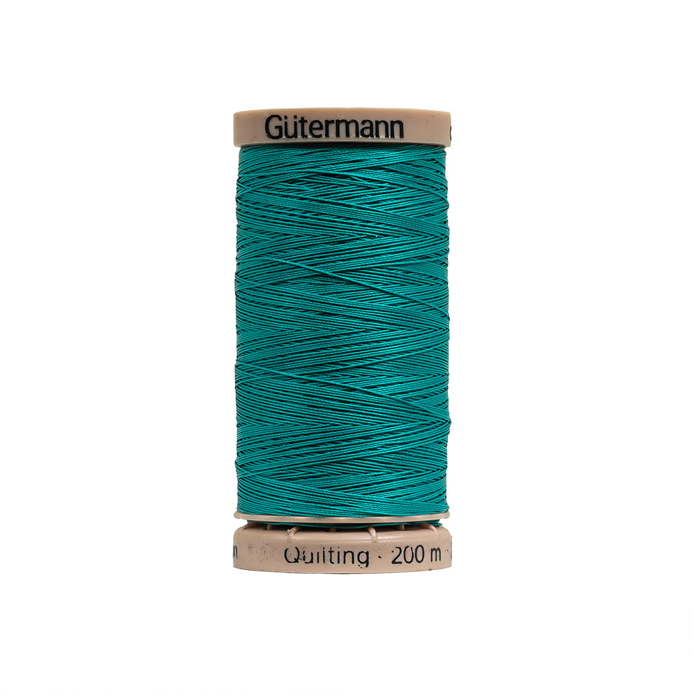 Gutermann Hand Quilting Cotton Thread 200m - 7235 Peacock Teal