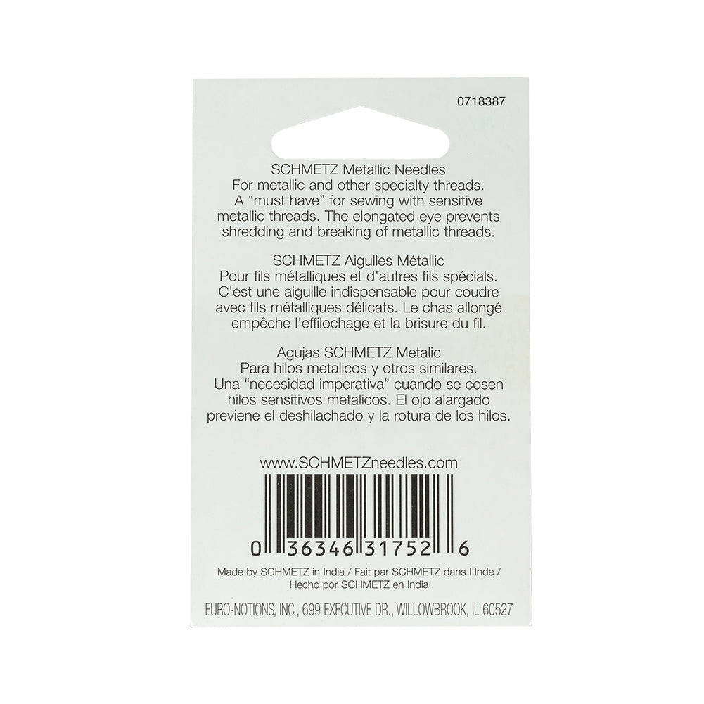 Schmetz Metallic Machine Needles - 90/14 - 5 ct