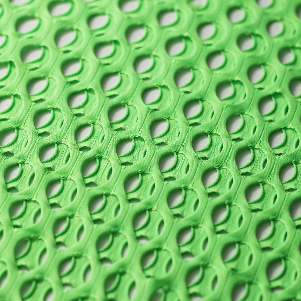 Bella Crochet Polyester Spandex Fabric - Assorted Colors, Solid Crochet Knit, 58/60" Width (1 Yard)