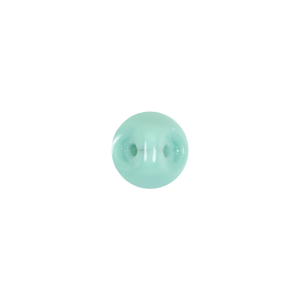 European Mint Self Back Glass Button - 16L/10mm
