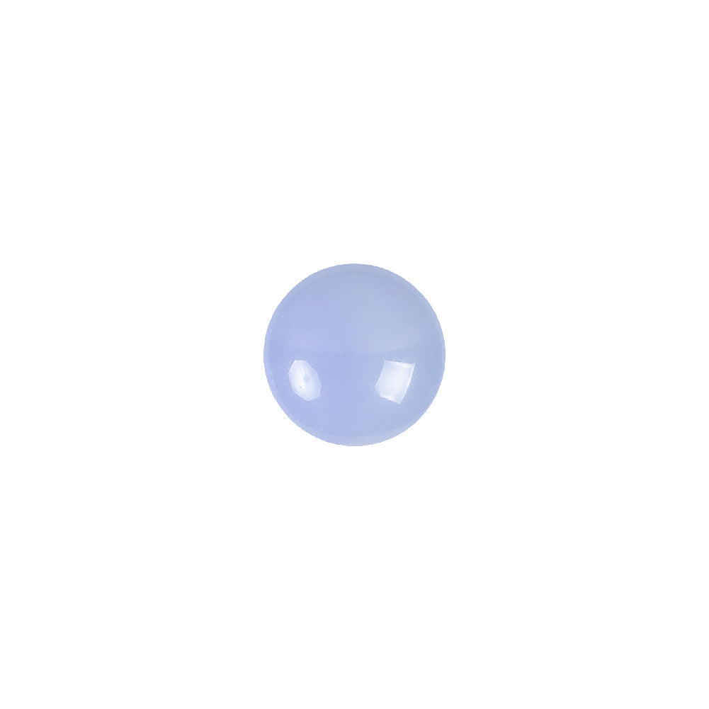 European Periwinkle Self Back Glass Button - 16L/10mm