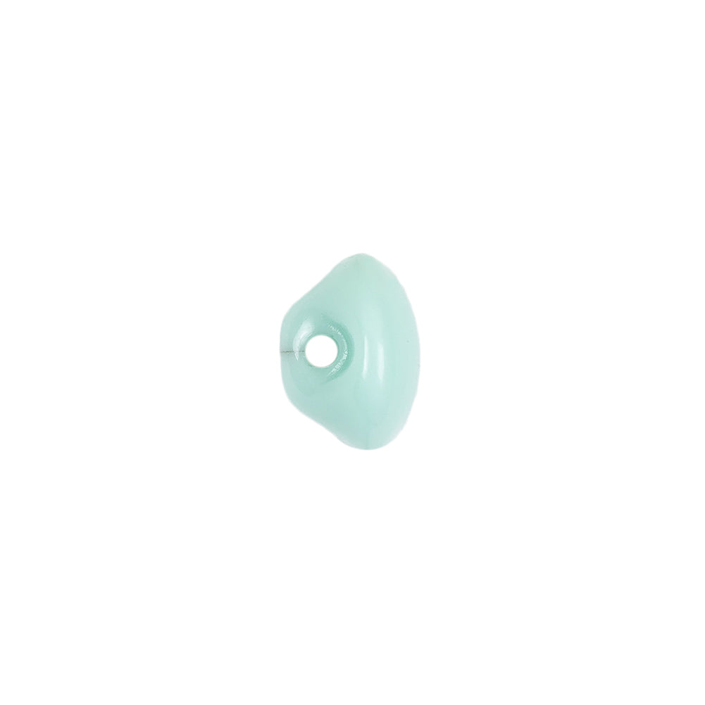 European Mint Self Back Glass Button - 18L/11.5mm